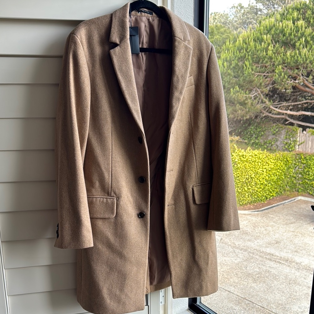 Club Monaco Tan Wool Coat